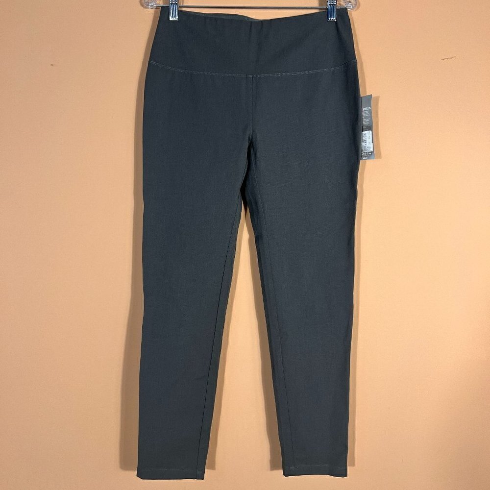 Slim -‎ Sation Pull on Heather Gray Stretch Pants NWT